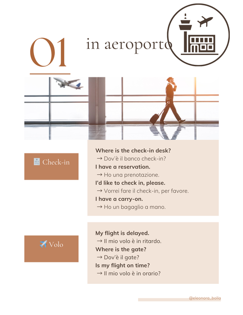 Guida di inglese da viaggio con sessione live | Less in Mind